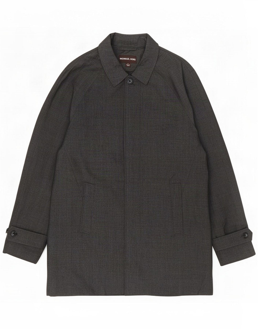 Michael Kors Overfrakke til mænd UK 40 Large Grey Ternet Polyester