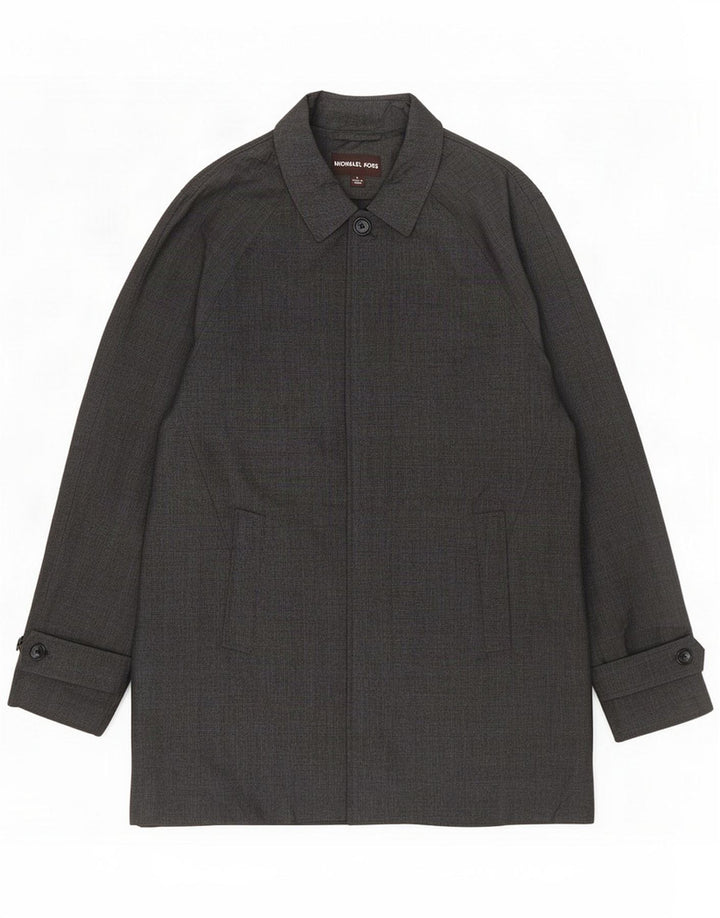 Michael Kors Overfrakke til mænd UK 40 Large Grey Ternet Polyester