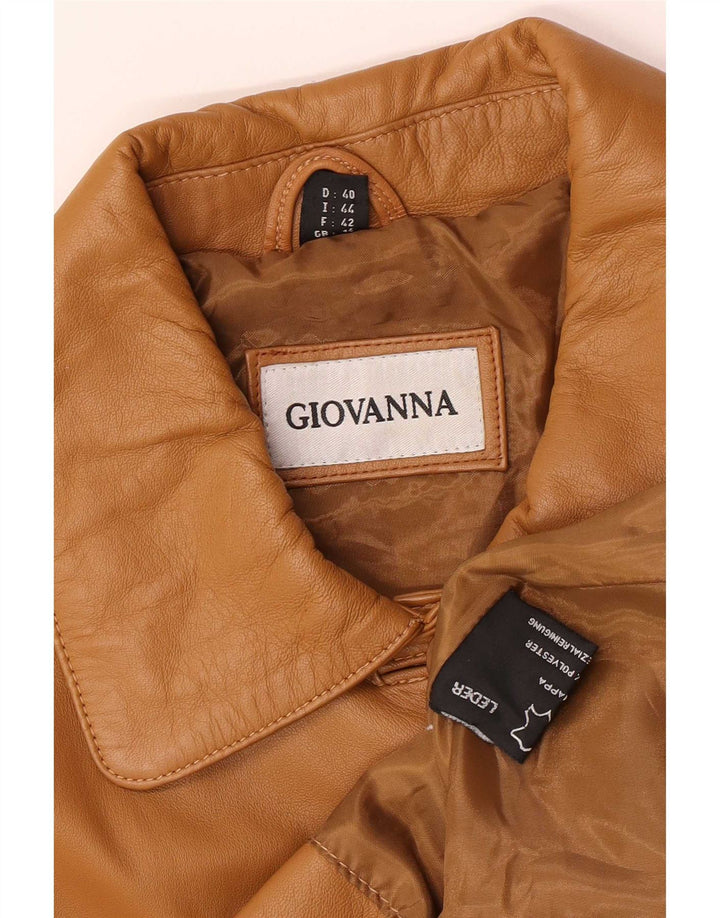 Dame læderjakke UK 14 Large Beige