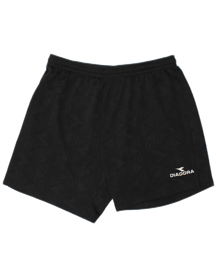 Diadora Herre Sportshorts XL Sort Geometrisk