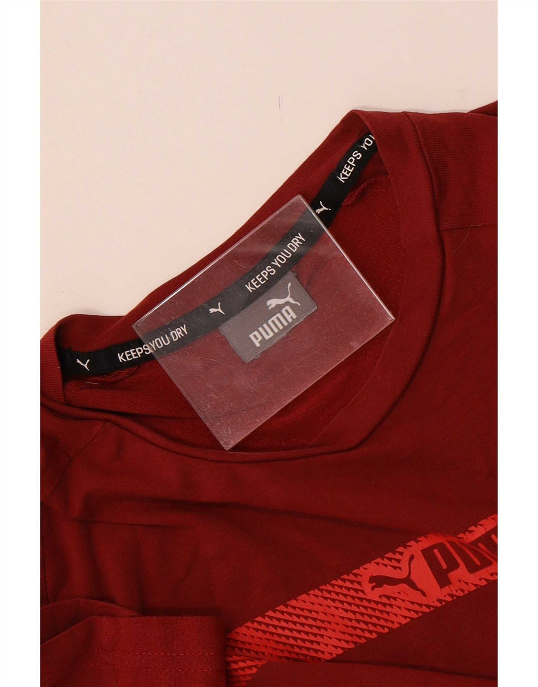 Puma Herre T-Shirt Top Lille Rød
