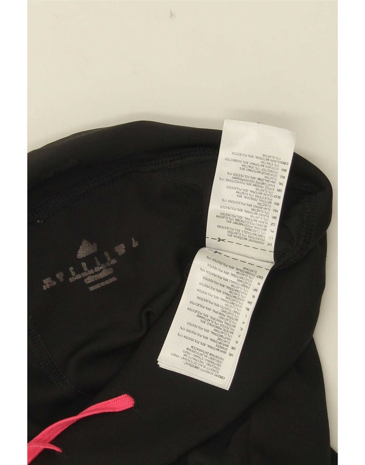 Adidas Womens Climalite Leggings UK 8/10 Small Black Polyester