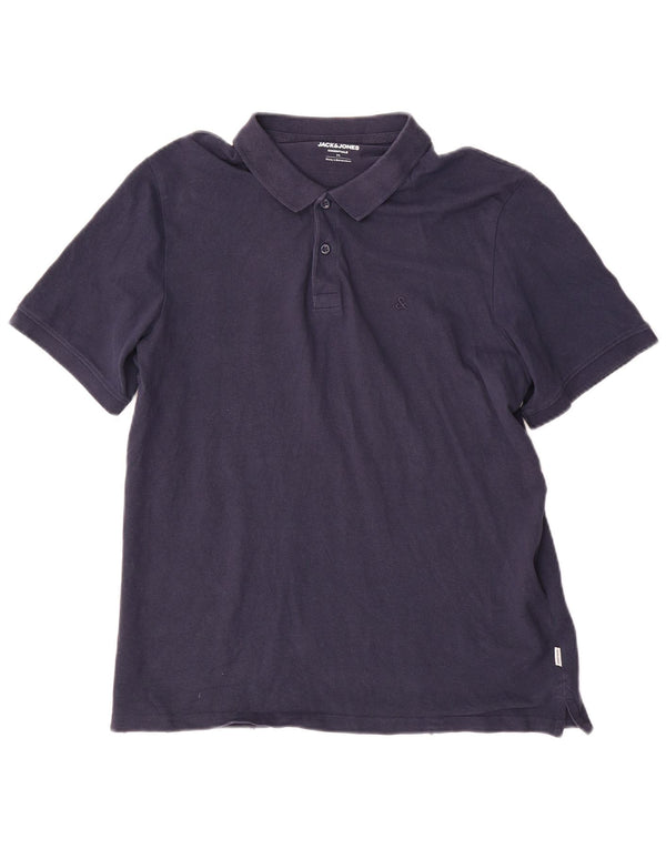 Jack & Jones herre poloshirt Medium marineblå bomuld