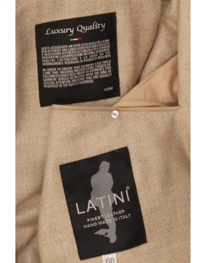 Vintage herre ruskindsjakke str. 60 3XL brunt læder