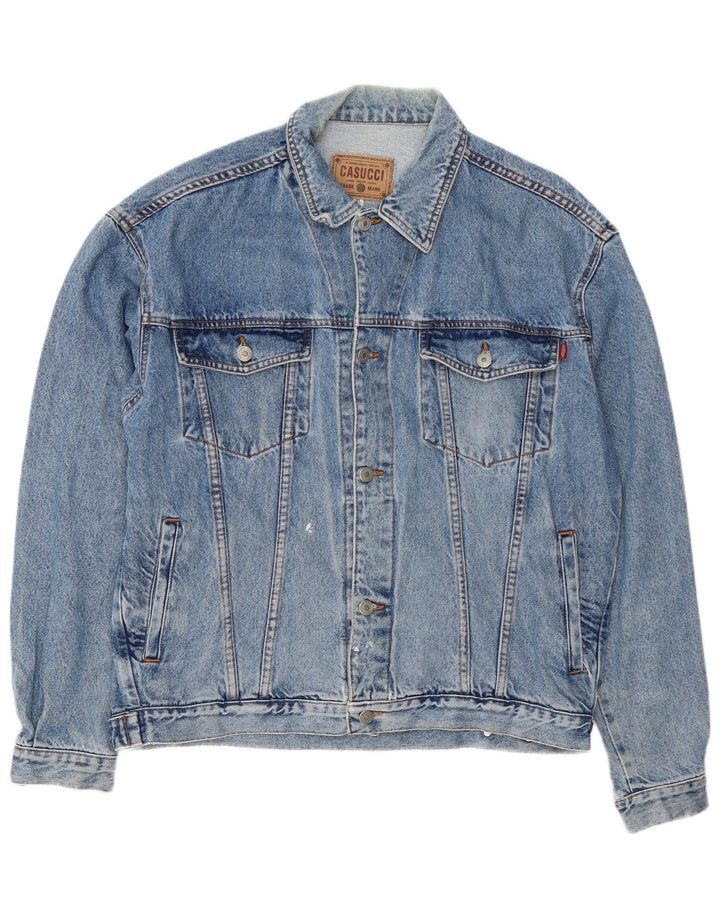 Casucci Herre denimjakke UK 42 XL Blå Bomuld