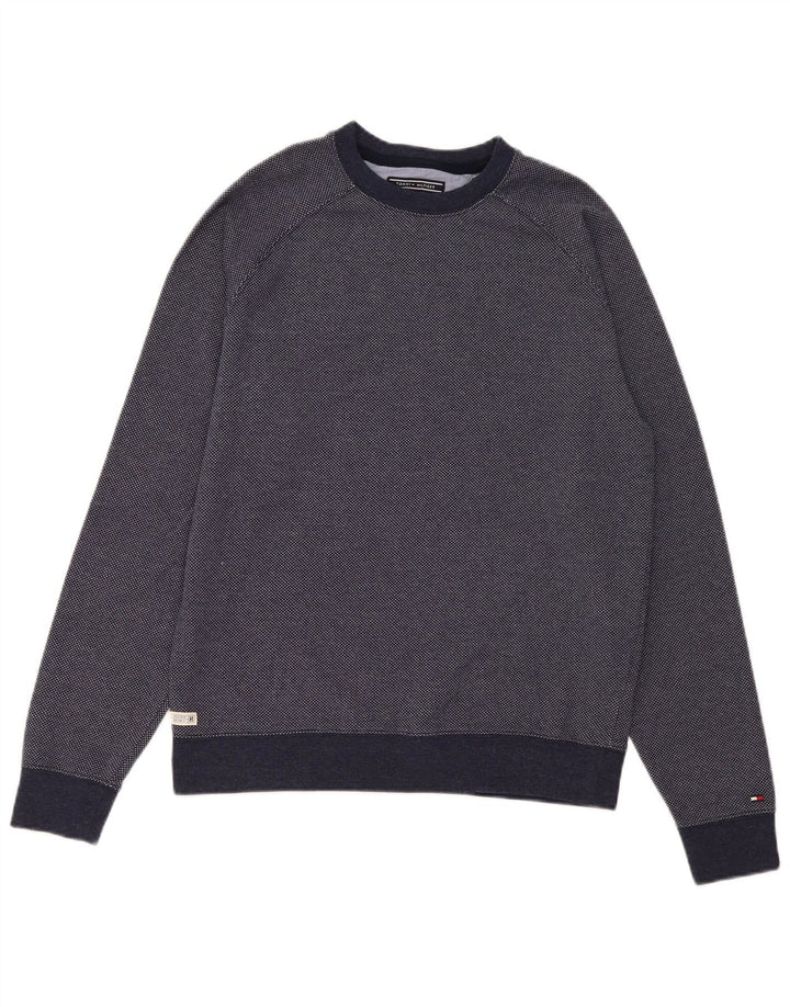 Tommy Hilfiger Herre Sweatshirt Jumper Medium Navyblå Bomuld