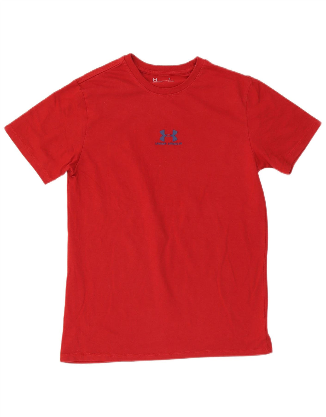 Under Armour Herre Heat Gear T-Shirt Top Medium Rød Bomuld
