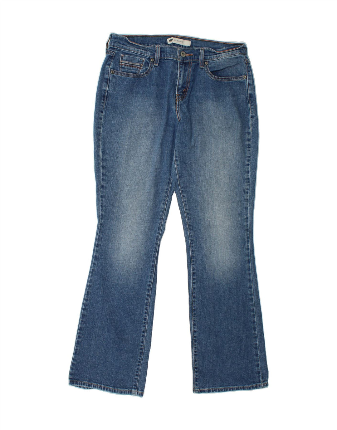 LEVI'S Womens 515 Bootcut Jeans US 6 Medium W28 L32 Blue Cotton Vintage Levi's and Second-Hand Levi's from Messina Hembry 