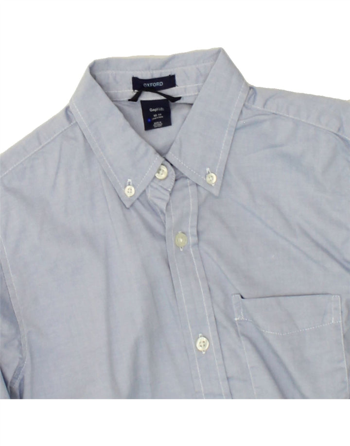 GAP Boys Oxford Shirt 10-11 Years Blue Cotton Vintage Gap and Second-Hand Gap from Messina Hembry 