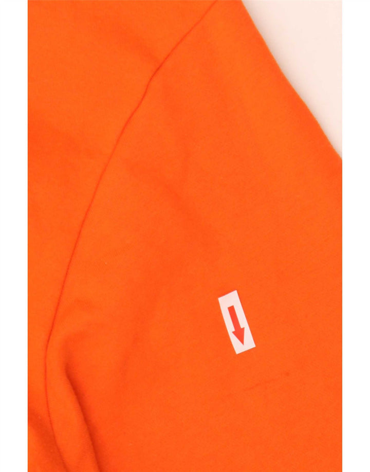 Adidas grafisk sweatshirt til mænd 2XL orange bomuld