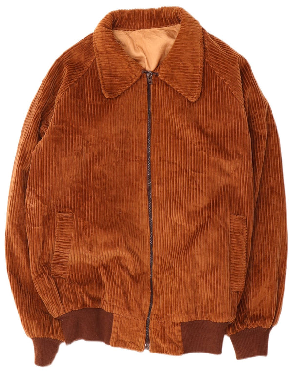 Vintage Herre fløjlsjakke UK 40 Large Brown