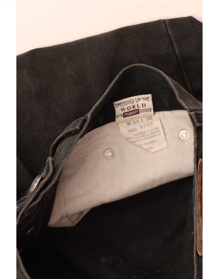 Rifle Herre Tapered Jeans W33 L30 Sort Bomuld