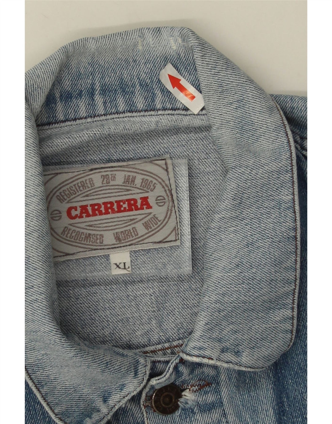 Carrera Dame denimjakke UK 42 XL Blå