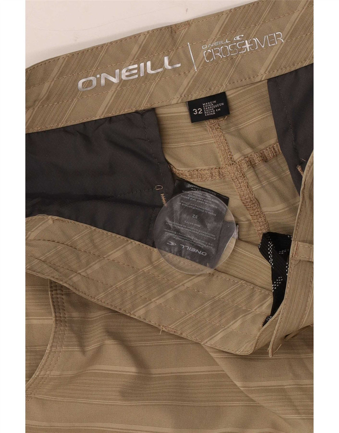 O'Neill Herre Chino Shorts W32 Medium Beige Stribet Polyester
