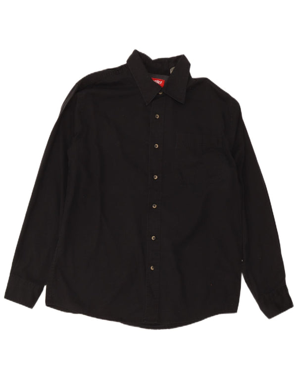 Wrangler Herreskjorte Medium Sort Bomuld