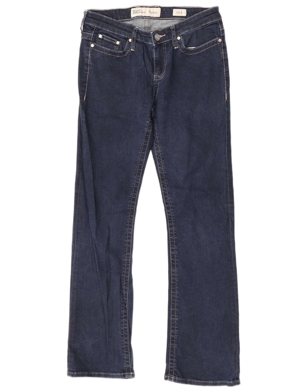 BKE Dame Payton Regular Fit Bootcut Jeans W28 L31 Marineblå Bomuld