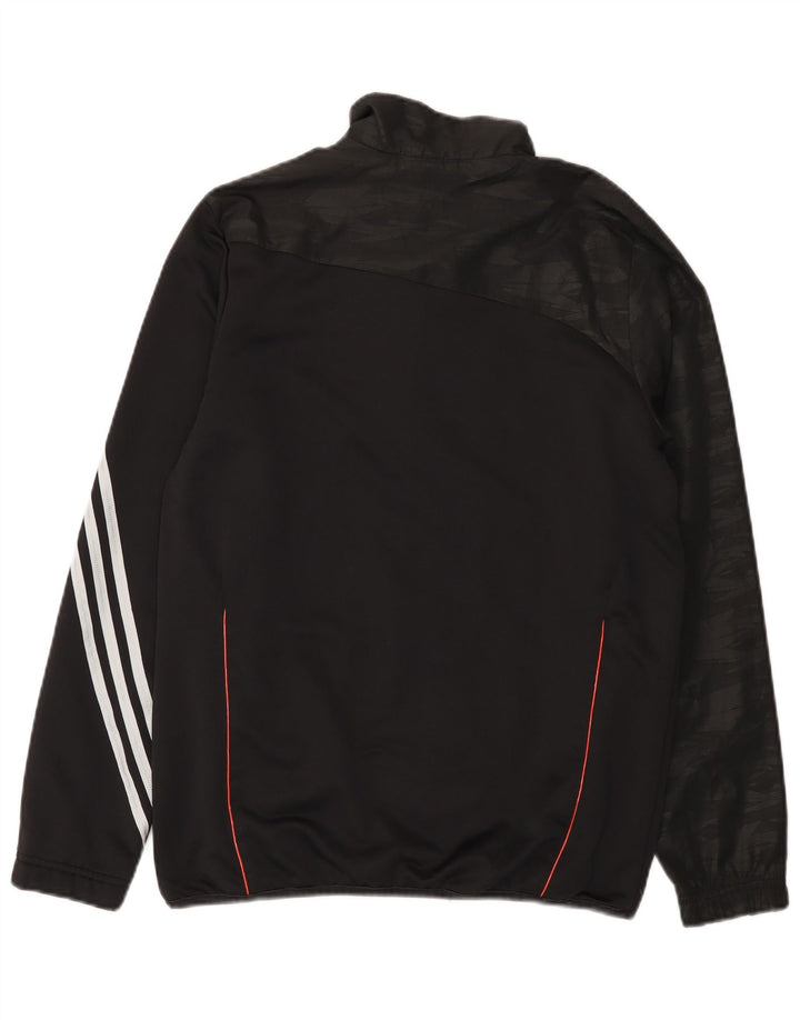 Adidas Drenge Træningsdragt Topjakke 15-16 År Sort Polyester