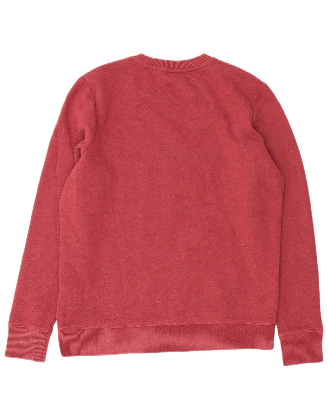 Superdry Womens Oversized Sweatshirt Jumper UK 10 Small Bourgogne Bomuld