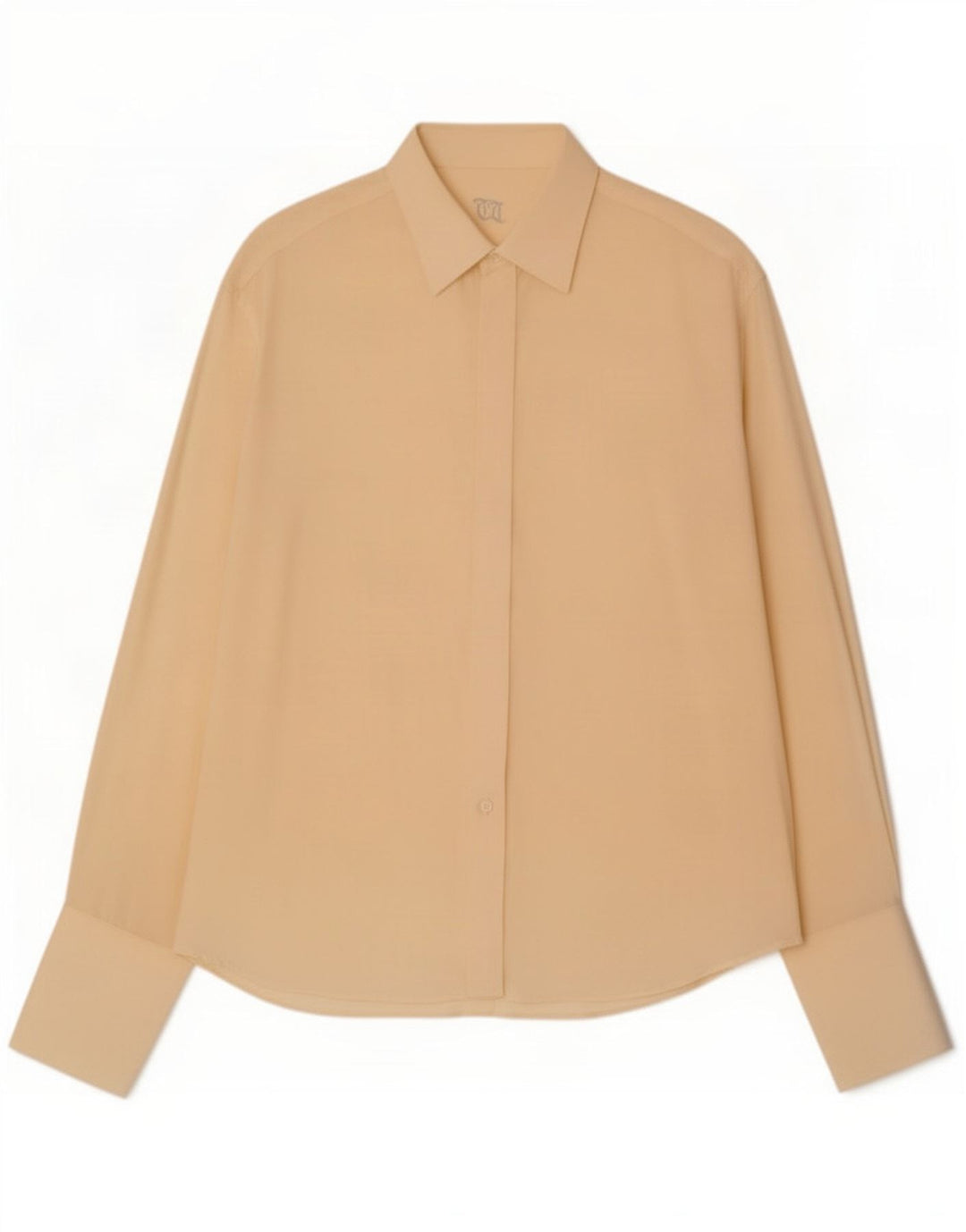 Vintage herre formel skjorte medium beige