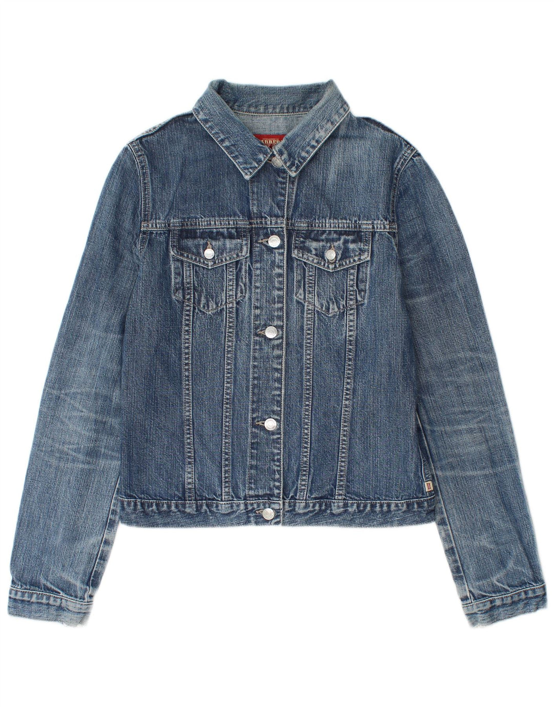 Carrera Dame denimjakke UK 12 Medium Blue Bomuld