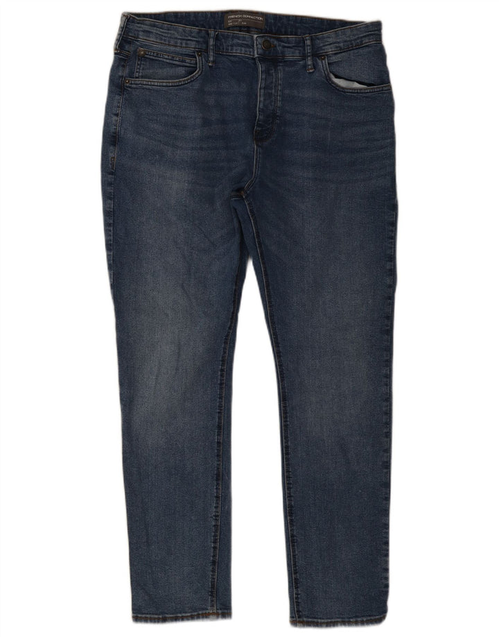 French Connection Slim Jeans til mænd W36 L32 blå bomuld
