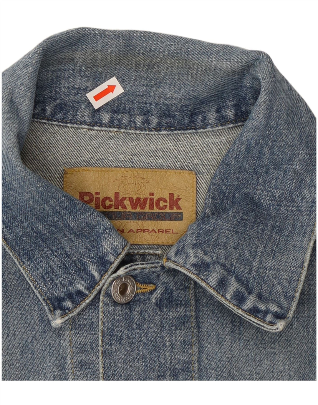 Pickwick Herre denimjakke UK 38 Medium Blue Cotton