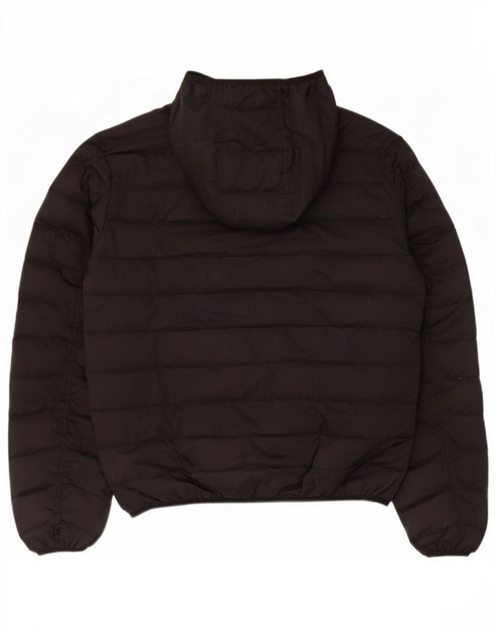 Diesel Herre hætte polstret jakke UK 42 XL Sort Polyester