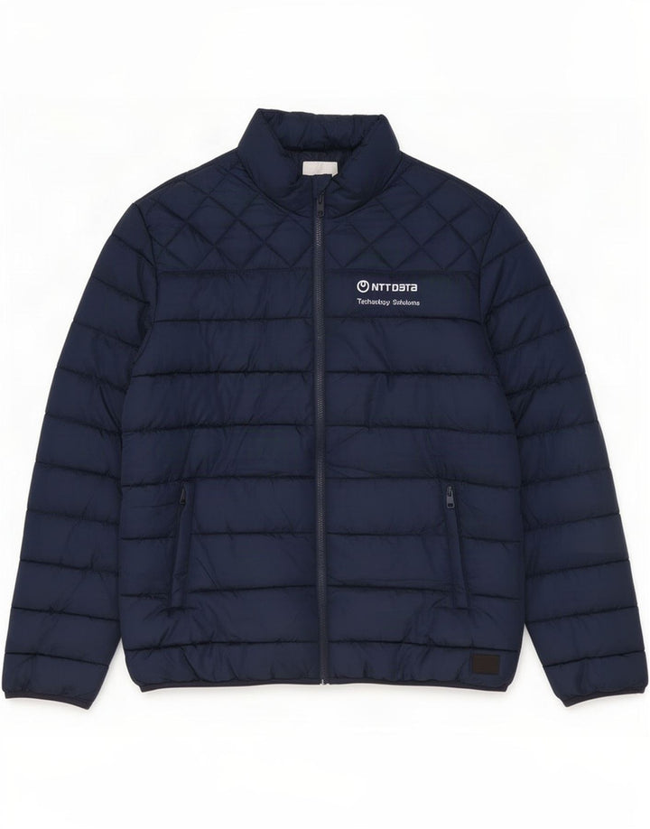 Jack & Jones Polstret jakke til mænd UK 44 2XL Navy Blue Polyester