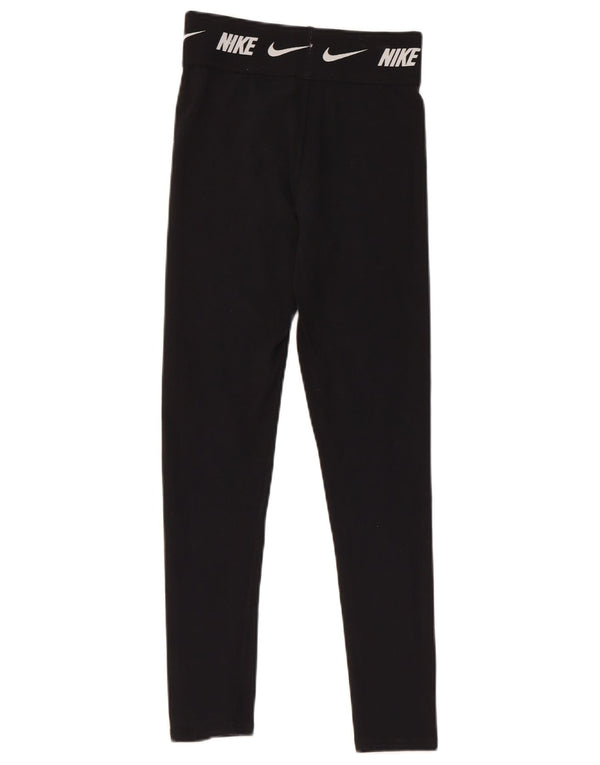 Nike piger grafiske leggings 12-13 år stor sort bomuld