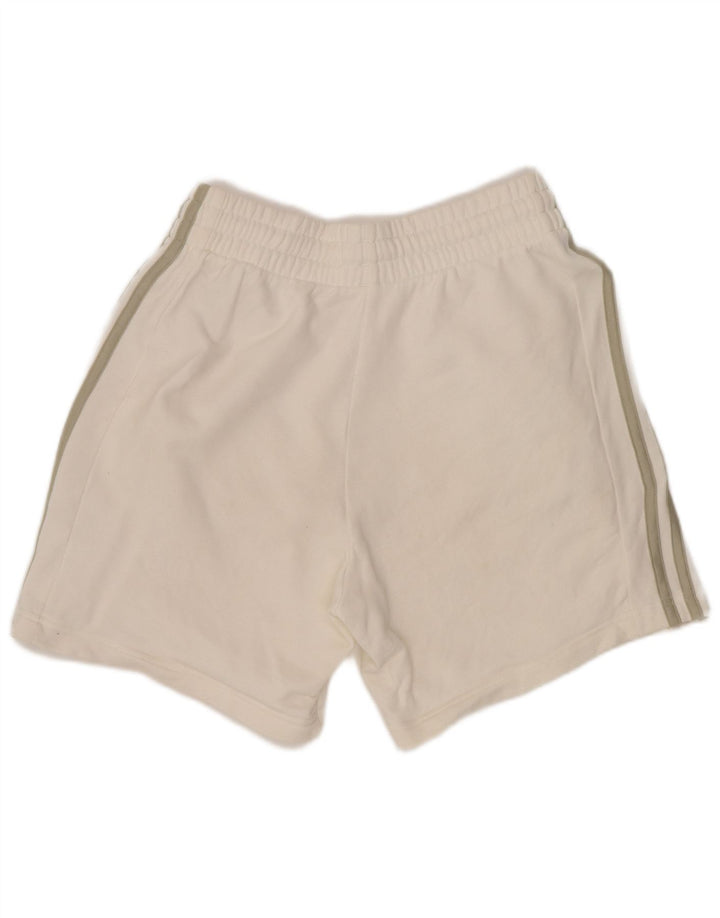 Adidas sportsshorts til kvinder UK 8 Small White Bomuld