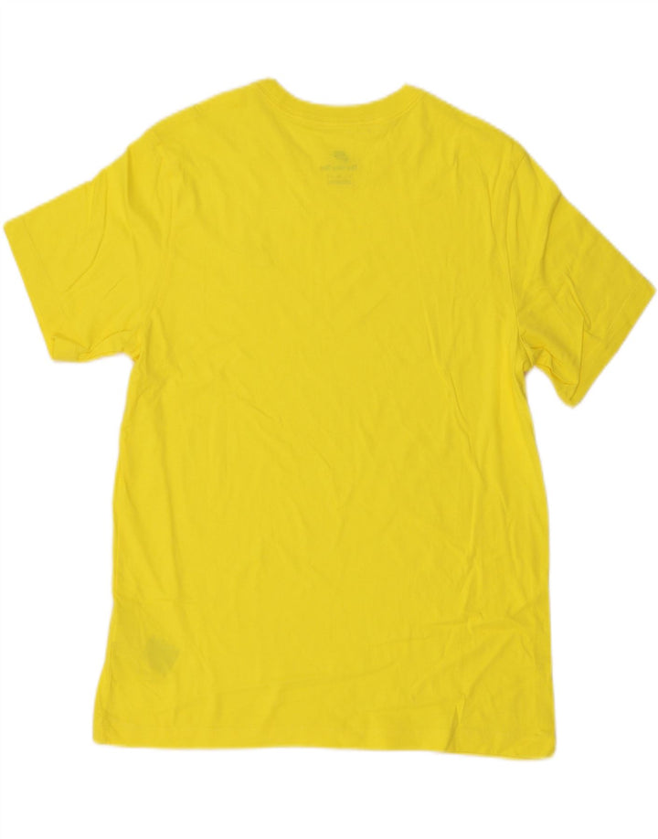 Nike Herre T-shirt Top Medium Gul Bomuld