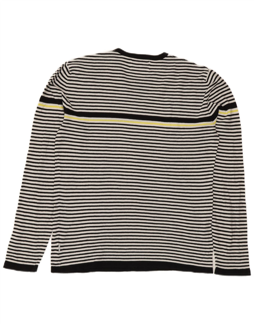Jack & Jones Herre trøje med rund hals, lille sort stribet