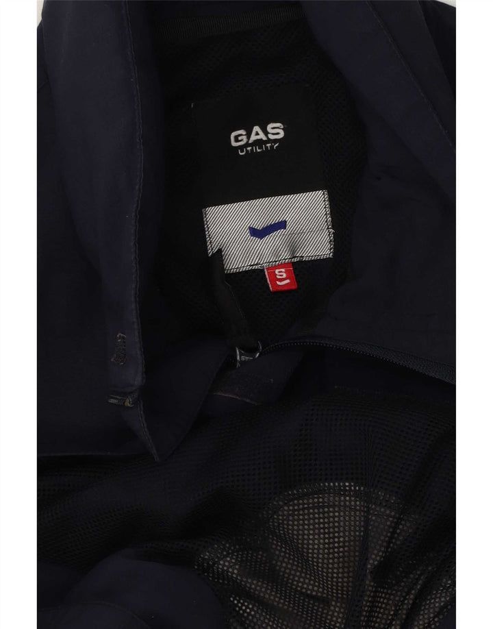 Gas Herre Utility Jacket UK 36 Small Navy Blue Polyester