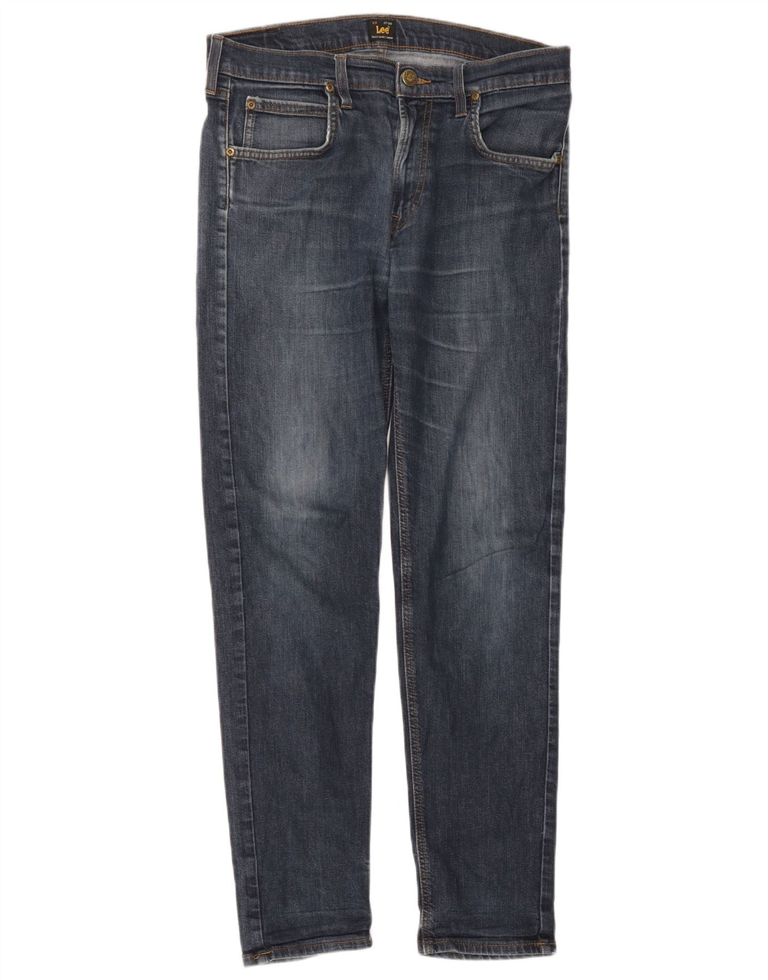 Lee Herre Arvin Slim Jeans W32 L32 Marineblå Bomuld
