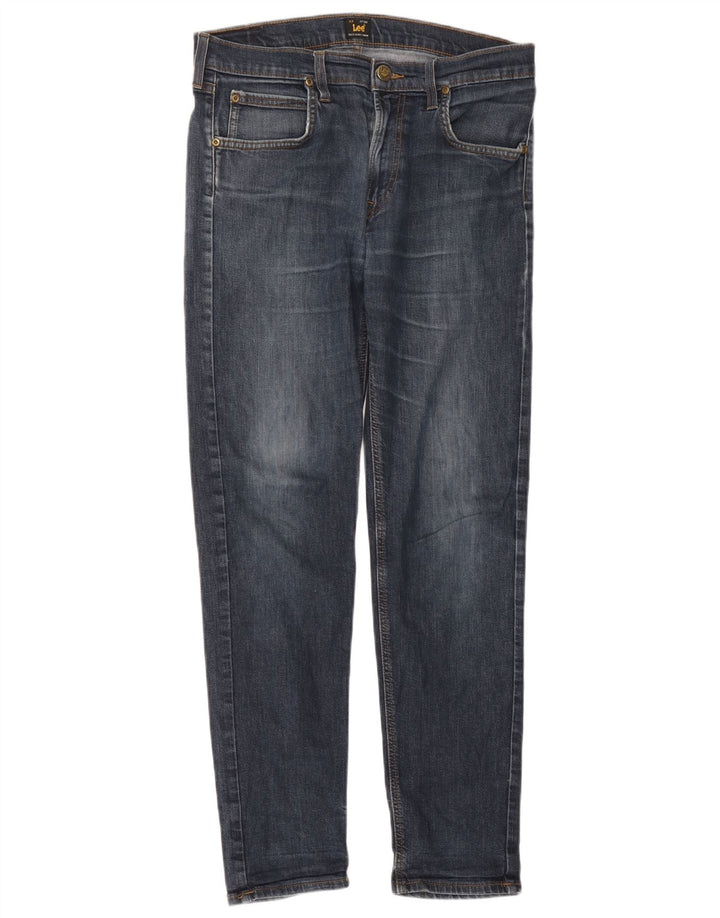 Lee Herre Arvin Slim Jeans W32 L32 Marineblå Bomuld