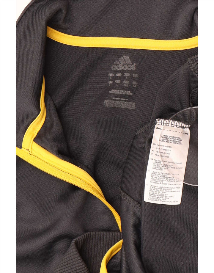 Adidas Herre Climalite Træningsdragt Topjakke Stor Grå Colourblock Polyester