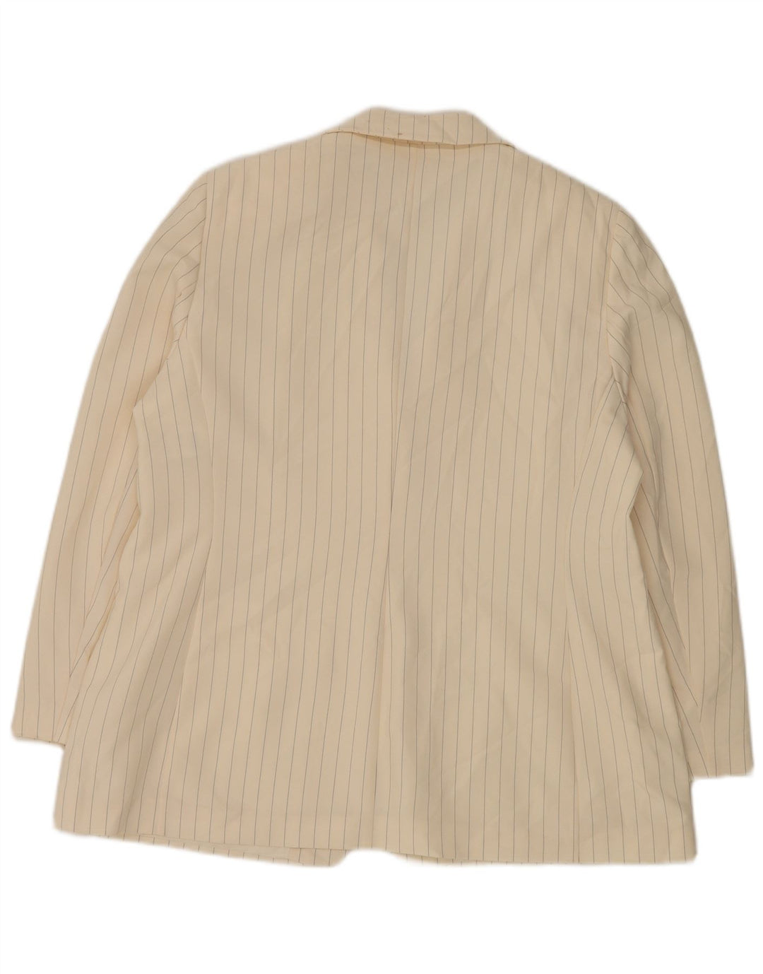 Marks & Spencer Dame 2-knaps blazerjakke UK 20 2XL Hvid nålestribe