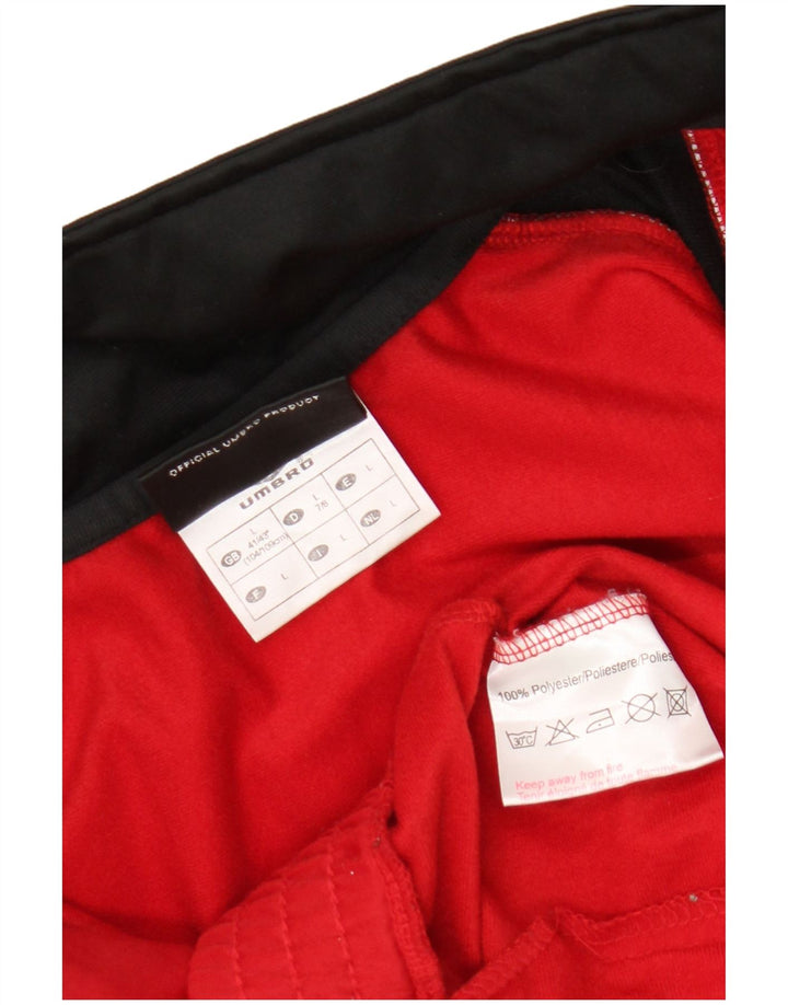 Umbro Herre træningsdragt Topjakke Stor Rød Colourblock Polyester