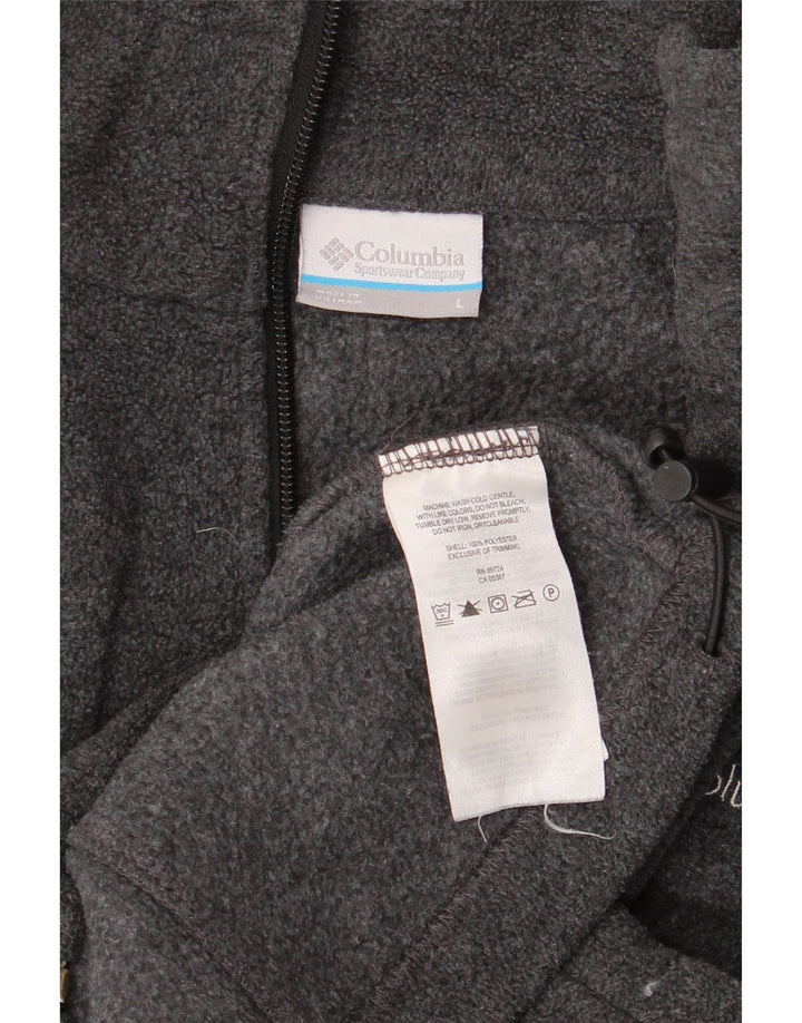Columbia Dame Fleecejakke UK 16 Stor Grå Polyester