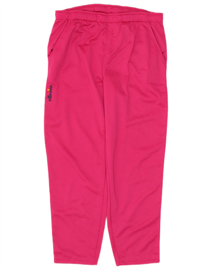 ELLESSE Womens Crop træningsdragt Bukser UK 14 Medium Pink
