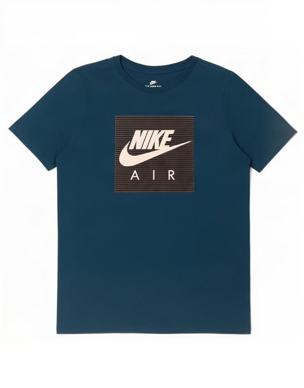 Nike drenge grafisk t-shirt top 12-13 år stor blå bomuld