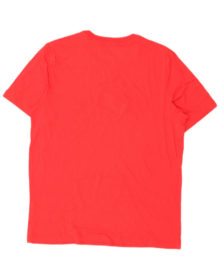 Nike grafisk t-shirt top til mænd, stor rød bomuld