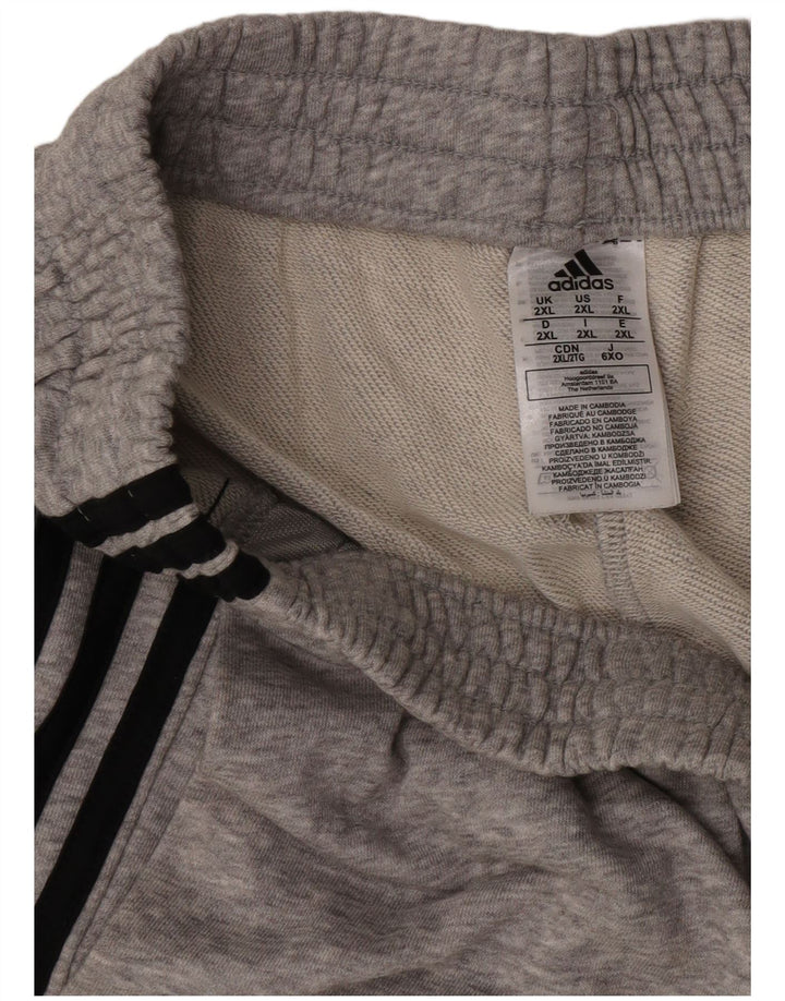 Adidas Herre Sportshorts 2XL Grå Bomuld