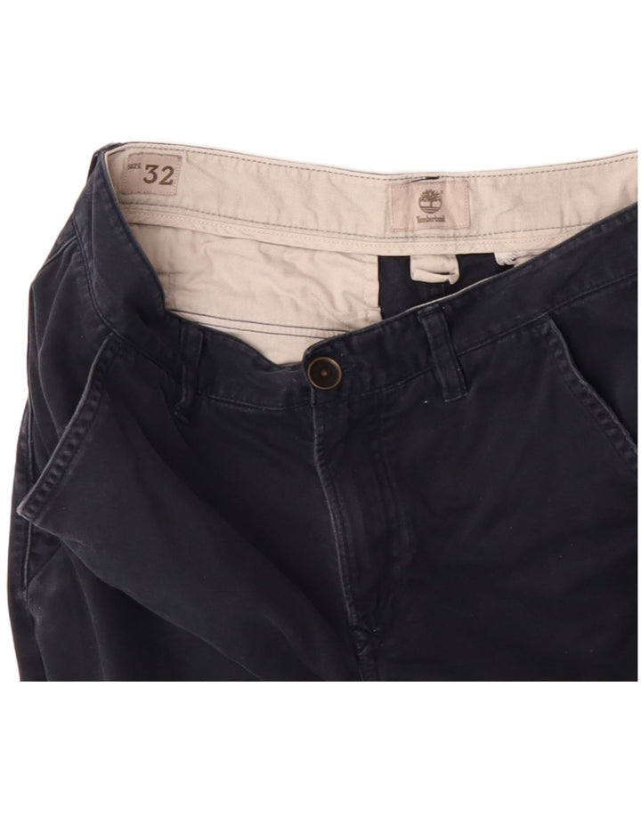 Timberland Straight Chino-bukser til mænd W32 L32 Marineblå