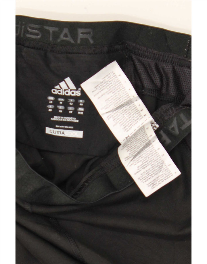 Adidas Dame Climacool Capri Leggings UK 14 Medium Sort Polyester