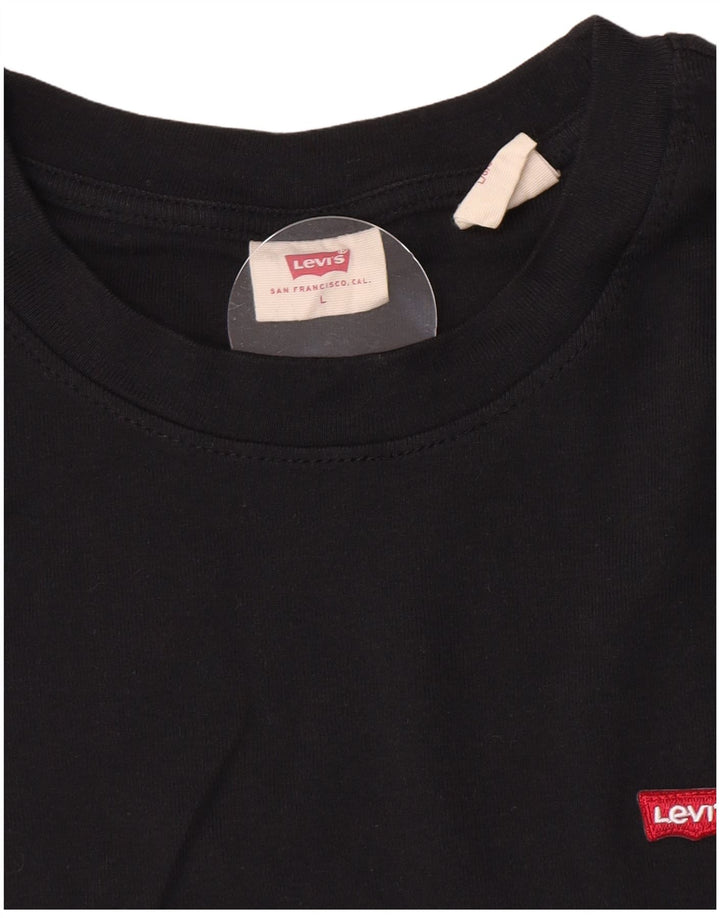 Levi's Dame Top Langærmet UK 14 Large Sort