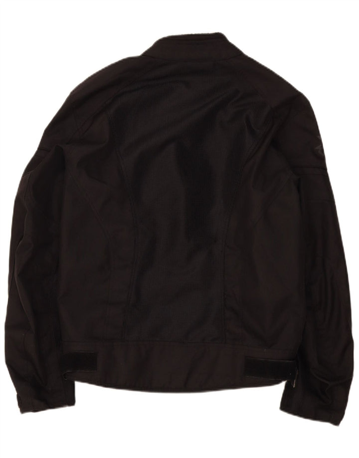 Course Herre Graphic Racer Jacket UK 38 Medium Black Polyester