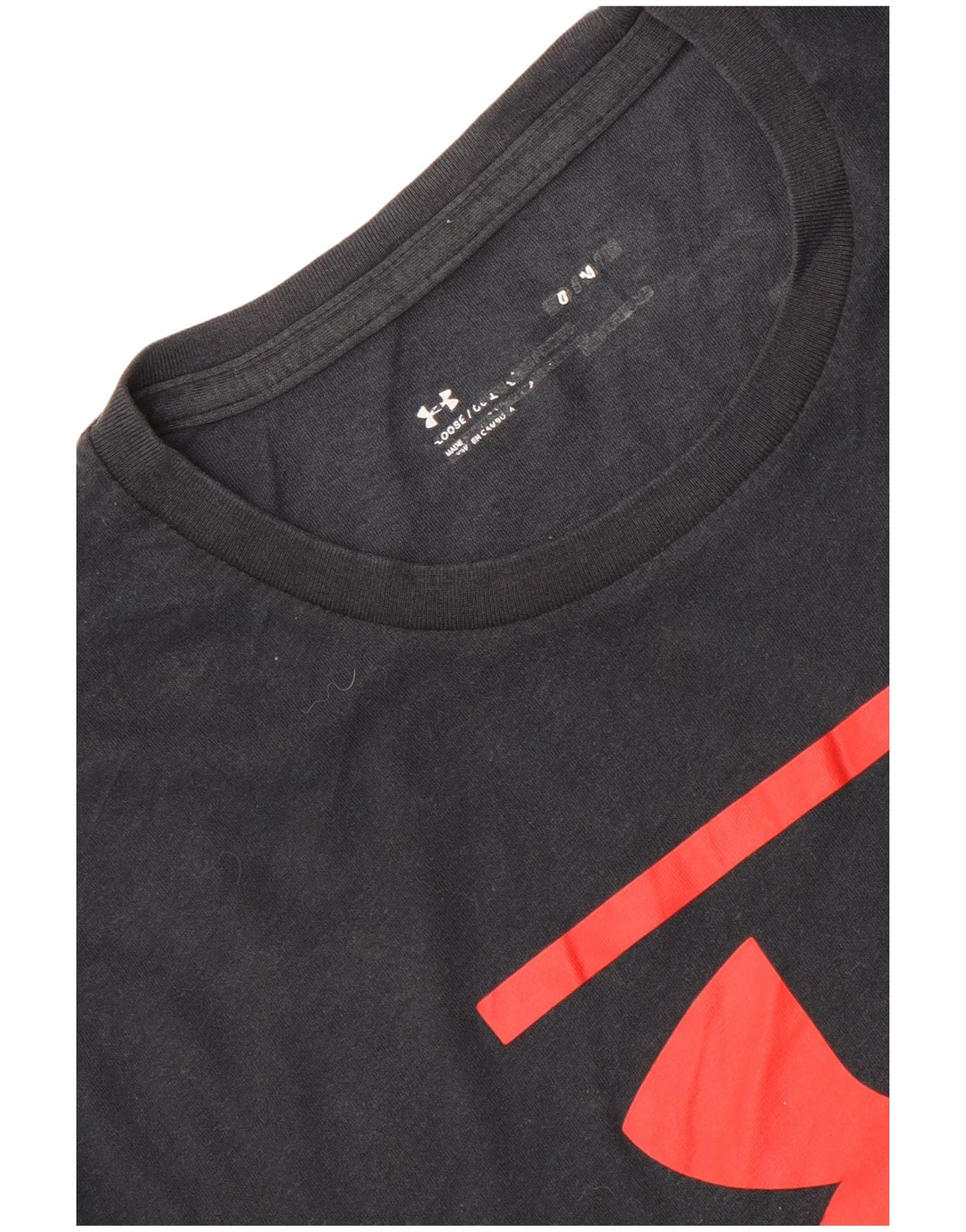 Under Armour Herre grafisk T-shirt Top Medium Sort