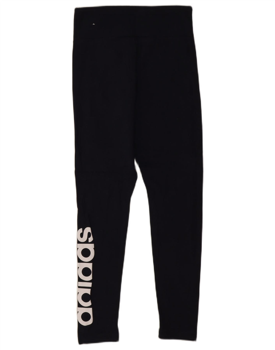 Adidas Grafiske Leggings til kvinder UK 8/10 Small Navy Blue