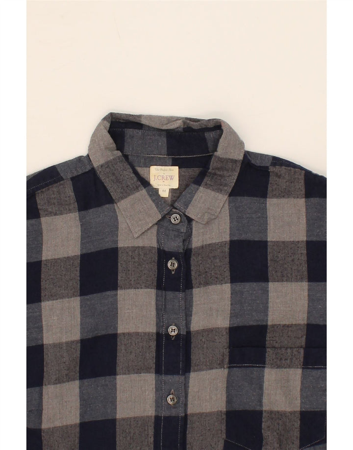 J. CREW Womens Shirt UK 14 Medium Grey Check Vintage J. Crew and Second-Hand J. Crew from Messina Hembry 